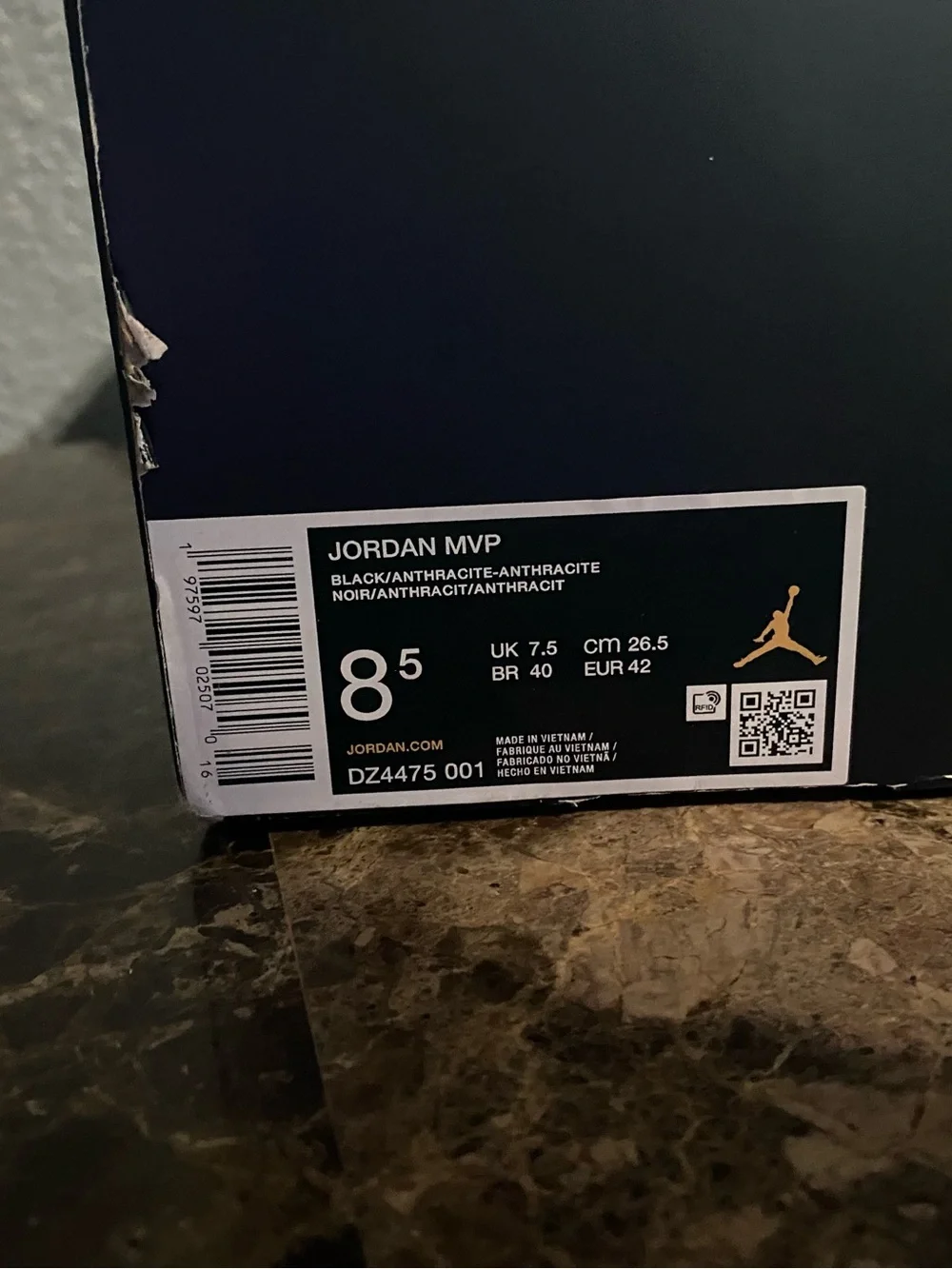 Jordan Men's Black High-Top Suede Sneakers